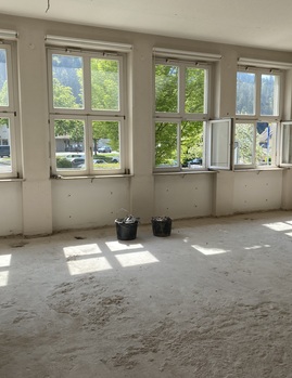 Beginn Ausbauarbeiten